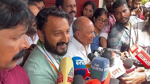 Youth Congress state president Rahul Mamkootathil