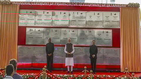 PM Narendra Modi pays tributes to Sardar Patel