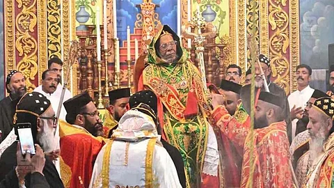 Mortal remains of Catholicos Baselios Thomas I