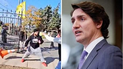 Canadian PM Justin Trudeau Condemns Khalistani protesters