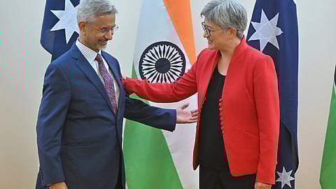 EAM S. Jaishankar with his Australian counterpart Penny Wong