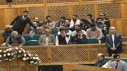 CM Omar Abdullah's sons watch J-K assembly proceedings for first time