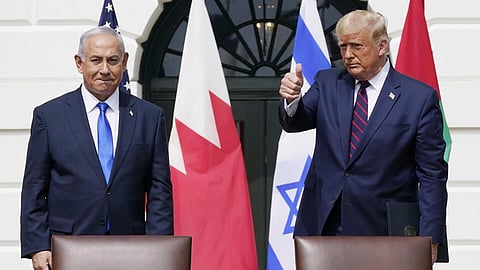 Israeli PM Benjamin Netanyahu and US President Donald Trump