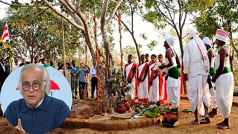 Jharkhand Adivasis Worshipping Sal (Sarna) Tree