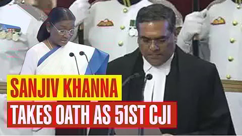 Justice Sanjiv Khanna takes oath as Chief Justice of India