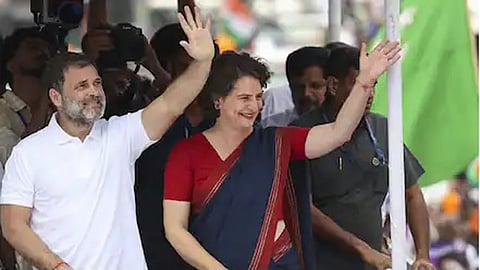 Leader of Opposition in the Lok Sabha Rahul Gandhi and his sister Priyanka Gandhi Vadra