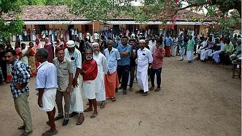 Polling progress in Kerala by-poll