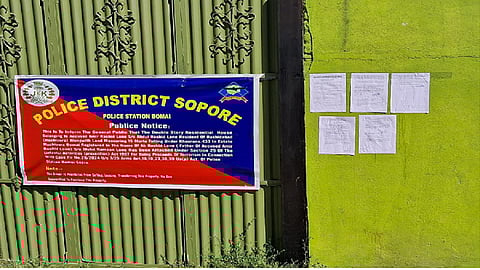 Property of terror associate attached in J&K's Sopore