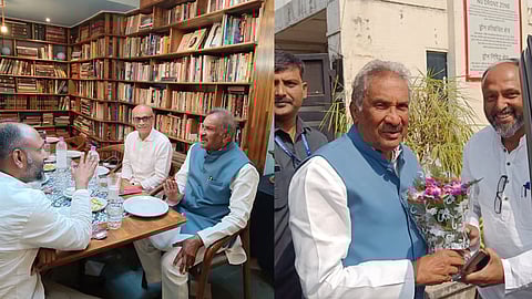 Karnataka Energy Minister KJ George made a significant appearance here as part of the Maharashtra Assembly election campaign.