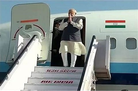 Prime Minister Narendra Modi's aircraft