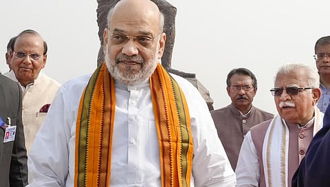 Amit Shah unveils Birsa Munda's statue on his 150th birth anniversary at Baansera Park