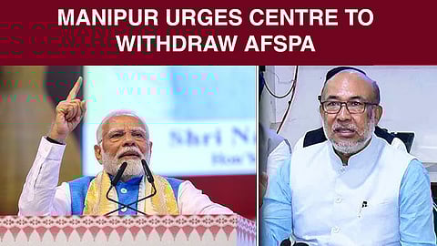 Manipur govt urges Centre to withdraw AFSPA