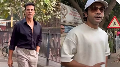 Maharashtra polls: Actors Akshay Kumar, Rajkummar Rao, Shubha Khote cast vote