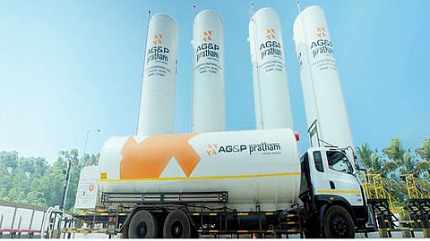 Gas distribution company, AG & P Pratham