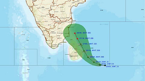 Deep depression over southwest Bay of Bengal, going to be a cyclone