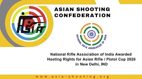 India to host 2026 Asian Rifle/Pistol Cup