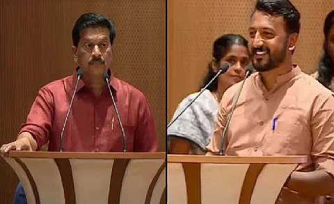 Pradeep, Mamkootathil sworn in as MLAs of Kerala Assembly