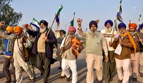 Farmers resume march from Shambhu border towards Delhi, stopped after walking for few metres