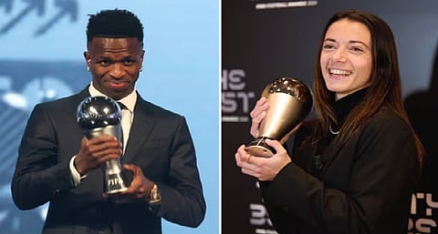 Vinícius Júnior and Aitana Bonmati win FIFA best player of the year awards