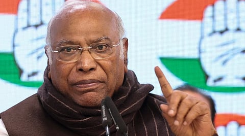 Congress president Mallikarjun Kharge