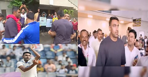 Just-retired Ashwin returns to Chennai