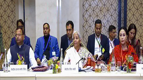 Finance Ministers of states with Union FM Nirmala Sitharaman