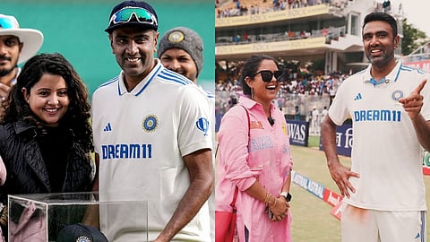 Ravichandran Ashwin and his wife Prithi Narayanan