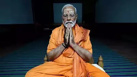 Meditation by PM Narendra Modi
