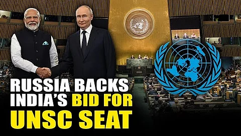 Russia supports India's bid to become permanent member of UNSC