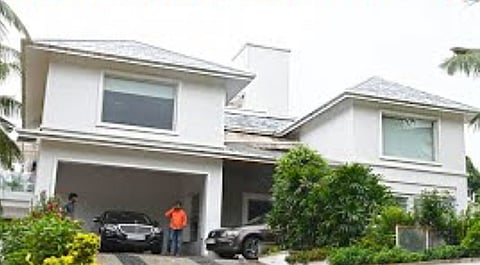 Allu Arjun's house in Hyderabad.