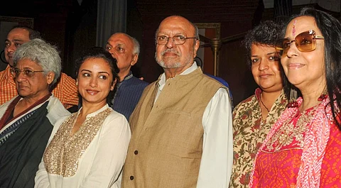 In this Sept. 22, 2013 file image, filmmaker Shyam Benegal during an event, in Mumbai.
