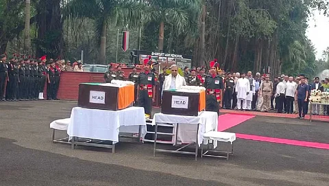 Full military honours accorded to 3 soldiers killed in J&K accident