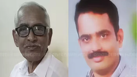 Wayanad District Congress Committee (DCC) treasurer and former Sultan Bathery panchayat president, N M Vijayan, 78, and his son Jijesh, 38.