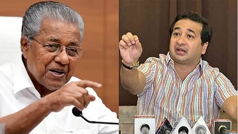 Kerala CM P Vijayan and Maharshtra minister Nitesh Rane