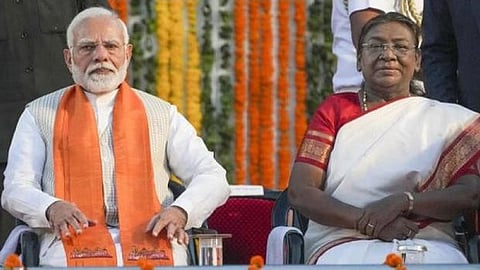 PM Narendra Modi and President Droupadi Murmu
