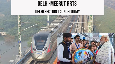 PM Modi inaugurates Delhi-Meerut RRTS corridor