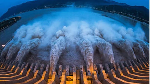 Proposed dam over Brahmaputra