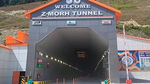 Z-Morh tunnel in Jammu and Kashmir