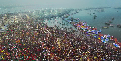 Maha Kumbh Mela begins in UP's Prayagraj with holy dip at Sangam