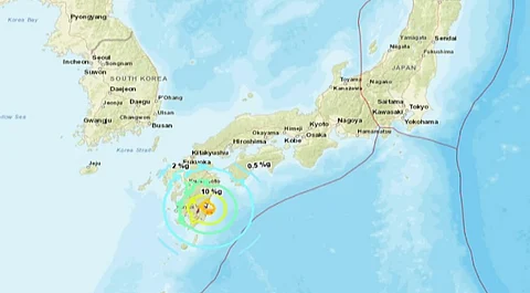 Tsunami alert lifted after magnitude 6.7 earthquake rattles southwestern Japan