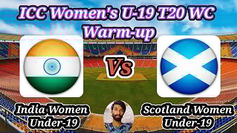 U19 Warm-up game: India vs Scotland