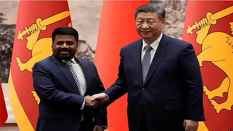 Sri Lankan President Anura Kumara Dissanayake and Chinese President Xi Jinping