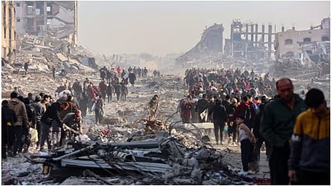 Gaza strip at present