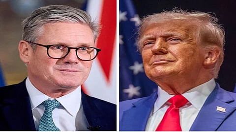 UK PM Keir Starmer and US President Donald Trump