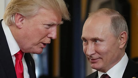 US President Donald Trump and Russian President Vladimir Putin