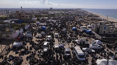 Palestinians returns to northern Gaza strip