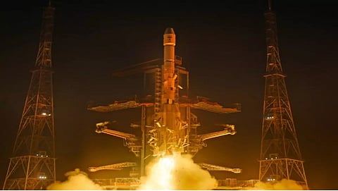 In ISRO's 100th mission, GSLV-F15 carrying navigation satellite lifts off from Sriharikota