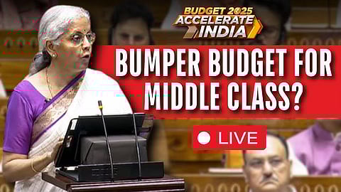 Finance Minister Nirmala Sitharaman presents Union Budget 2025 in Parliament