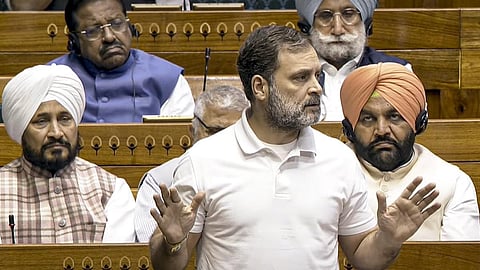 Rahul Gandhi on Monday demanded a discussion in the Lok Sabha on the issue of voter lists