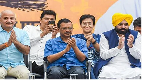 AAP leaders in Delhi